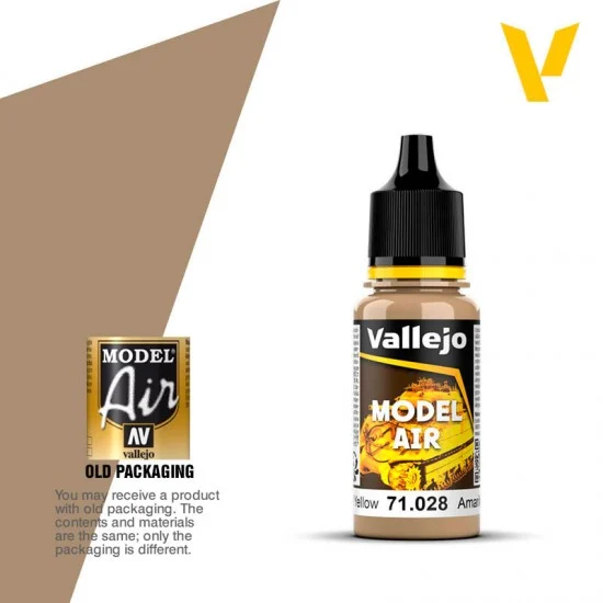 Vallejo 71028 Model Air Acrylic Paint - Sand Yellow 17ml