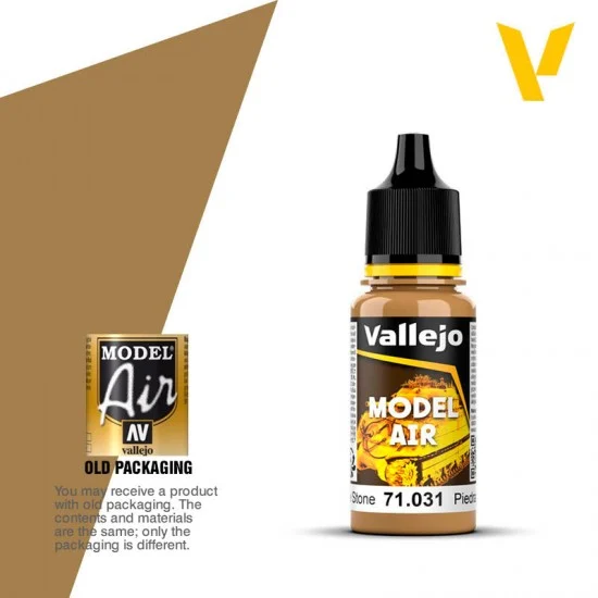 Vallejo 71031 Model Air Acrylic Paint - Middle Stone 17ml