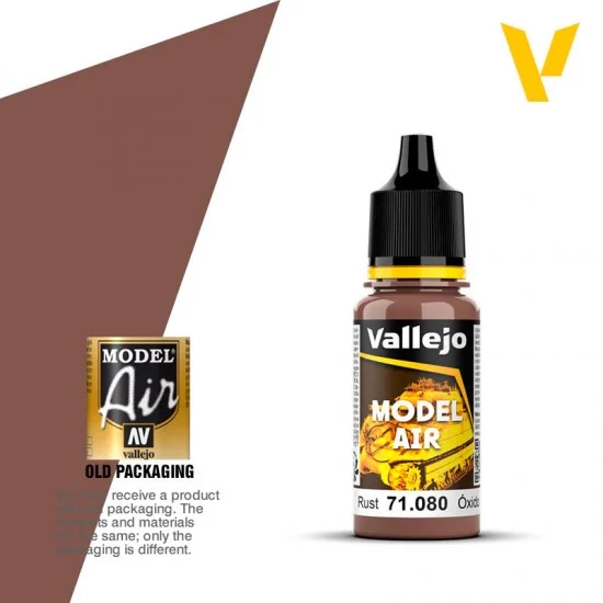 Vallejo 71080 Model Air Acrylic Paint - Rust 17ml