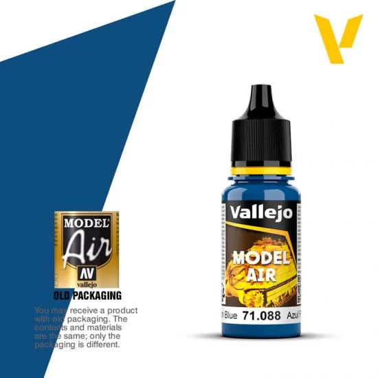 Vallejo 71088 Model Air Acrylic Paint - French Blue 17ml