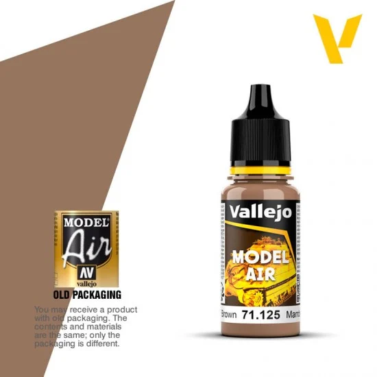 Vallejo 71125 Model Air Acrylic Paint - USAF Brown FS30219 (17ml)