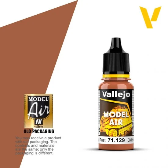 Vallejo 71129 Model Air Acrylic Paint - Light Rust 17ml