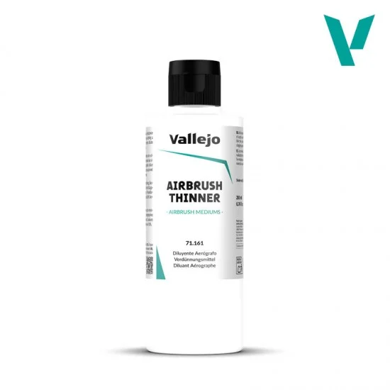 Vallejo 71161 Airbrush Thinner 200ml - Hobby & Model Paints