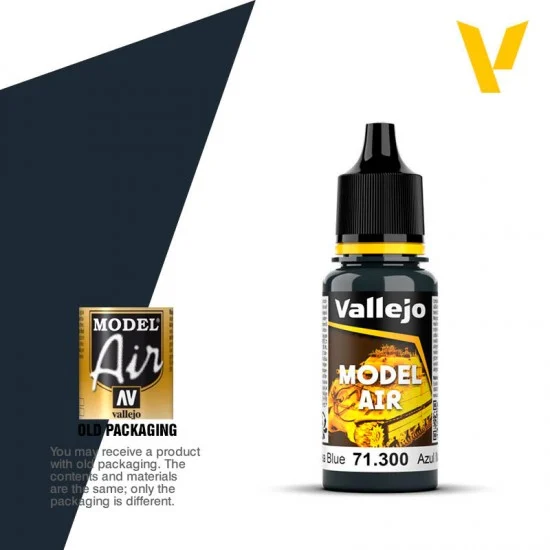 Vallejo 71300 Model Air Acrylic Paint - Glossy Sea Blue 17ml