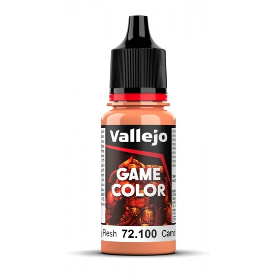 Vallejo 72100 Acrylic Paint - Game Colour #Rosy Flesh (18 ml/0.6 fl oz)