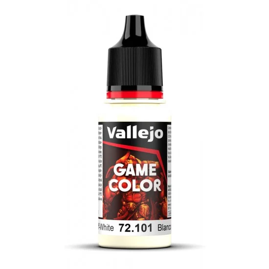 Vallejo 72101 Acrylic Paint - Game Colour #Off White (18 ml/0.6 fl oz)