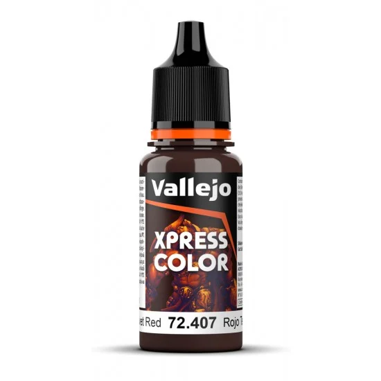Vallejo 72407 Acrylic Paint - Xpress Colour #Velvet Red (18 ml/0.6 fl oz)