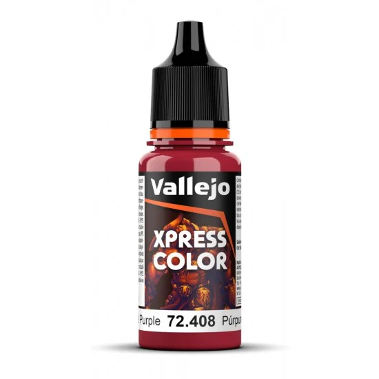 Vallejo 72408 Acrylic Paint - Xpress Colour #Cardinal Purple (18 ml/0.6 fl oz)