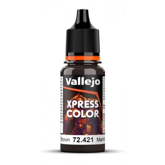 Vallejo 72421 Acrylic Paint - Xpress Colour #Copper Brown (18 ml/0.6 fl oz)