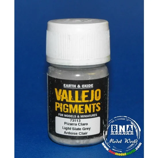Vallejo 73113 Pigment - Light Slate Grey 30ml