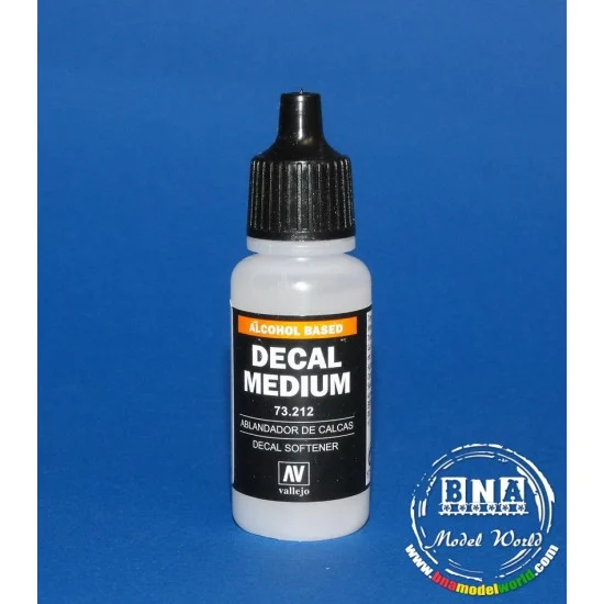 Vallejo 73212 Decal Medium 17ml - Hobby Tools & Supplies