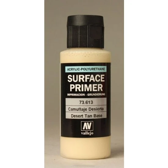 Vallejo 73613 Desert Tan Base Surface Primer 60ml - Hobby & Model Paints