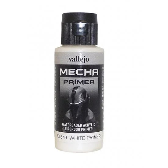 Vallejo 73640 Mecha Colour #White Primer 60ml - Hobby & Model Paints