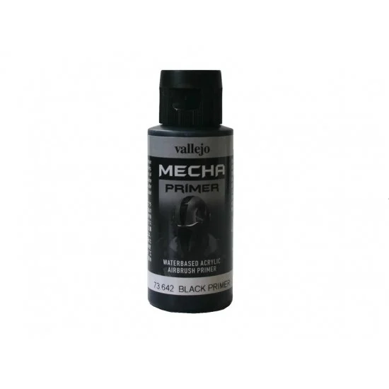 Vallejo 73642 Mecha Colour Black Primer (60ml) - Hobby & Model Paints