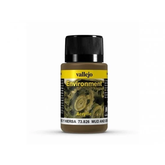 Vallejo 73826 Weathering Effects - Mud and Grass 40ml