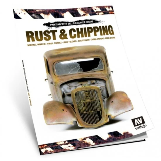 Vallejo 75011 Colour Book - Rust and Chipping Techniques (100pages, English)