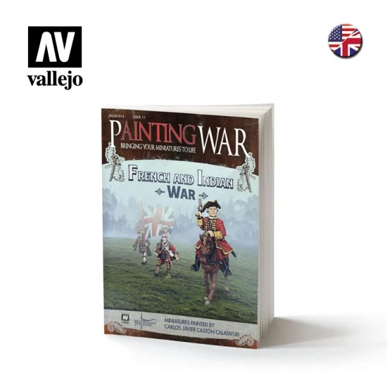 Vallejo 75044 Painting War French and Indian War (68 pages, A4, English) - Modelling Publication