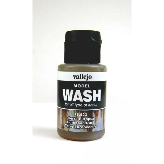 Vallejo 76523 Acrylic Model Wash - European Dust 35ml