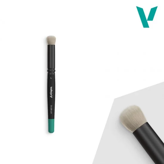 Vallejo B07003 Hobby Brushes: Dry Brush Natural Hair Large - Hobby & Model Paints