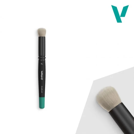 Vallejo B07004 Hobby Brushes: Dry Brush Natural Hair Extra-Large