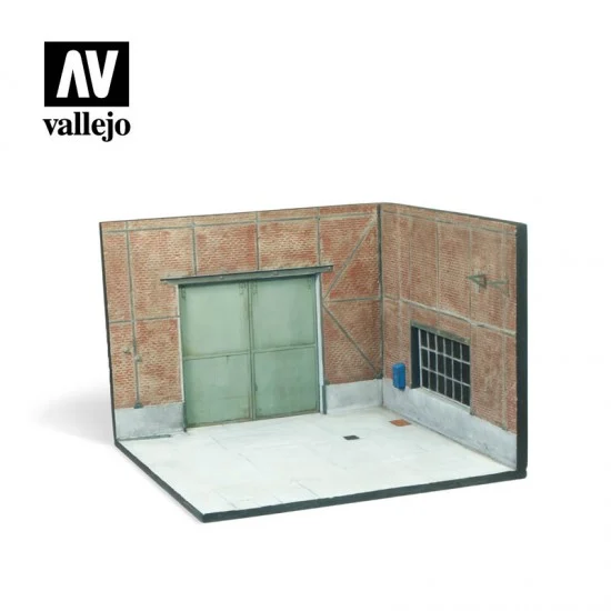 Vallejo SC113 1/35 Factory Gate (27.5x27.5x20.5 cm / 10.82x10.82x8.07 in) - Scenics & Diorama
