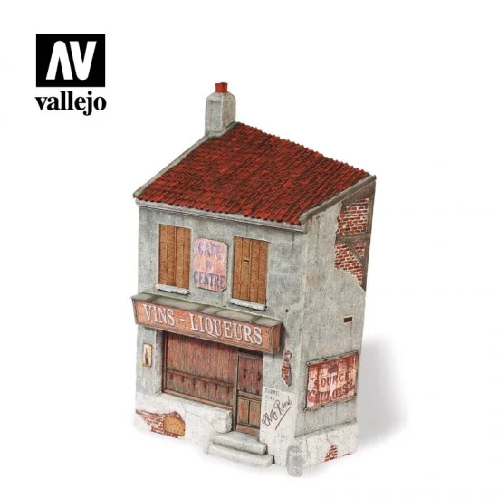 Vallejo SC114 1/35 French Cafe (25.5x15.1x13 cm / 10.03x5.94x5.11 in) - Scenics & Diorama