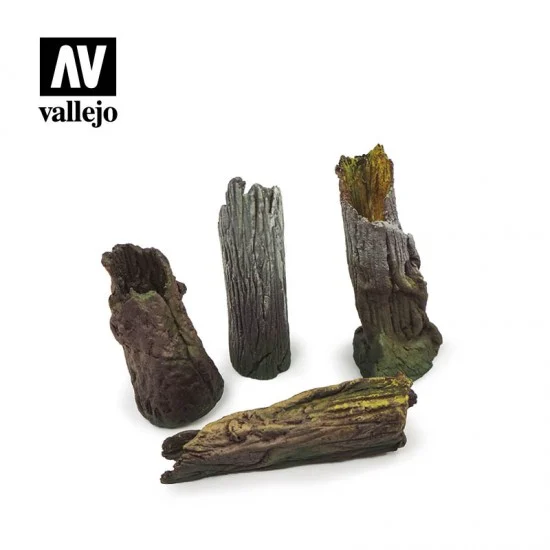 Vallejo SC303 1/35 Large Tree Stumps (4pcs) - Scenics & Diorama
