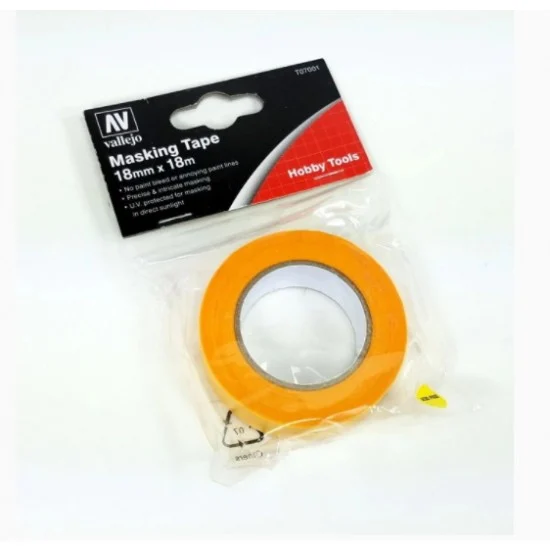 Vallejo T07001 Masking Tape - (width: 18mm, legnth: 18m)