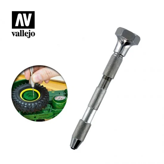 Vallejo T09001 Spin Top Pin Vice (double ended) - Hobby Tools & Supplies
