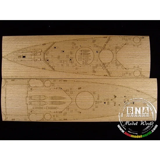 Artwox 10029 1/350 HMS King George V Wooden Deck for Tamiya kit #78010 - Model Ships & Boats