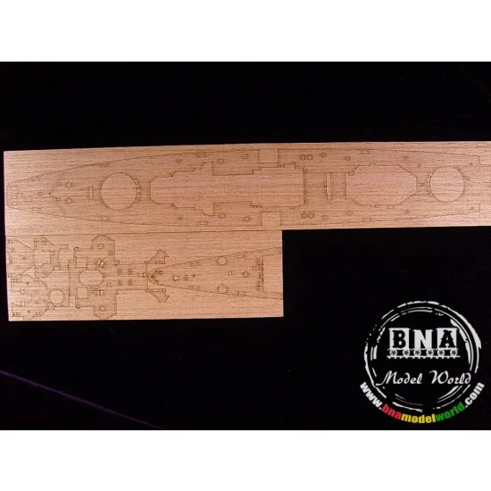 Artwox 10049 1/350 DKM Admiral Graf Spee Wooden Deck for Academy kit #14103 - Model Ships & Boats