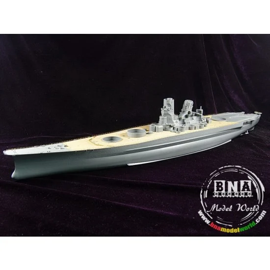 Artwox 10050 1/350 IJN Yamato Wooden Deck for Tamiya kit #78025 (without PE parts) - Model Ships & Boats
