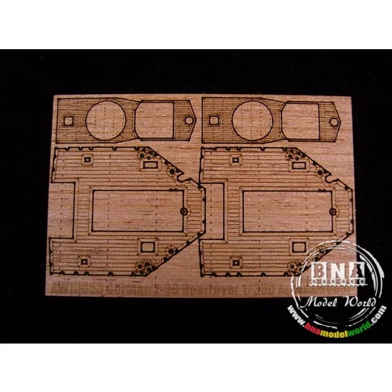 Artwox 10063 1/350 German Z-38 Destroyer Wooden Deck for Dragon kit #1049