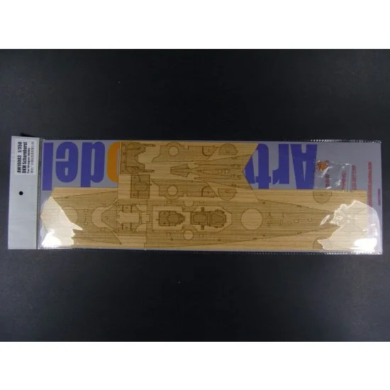 Artwox 10083 1/350 DKM Scharnhorst Wooden Deck for Dragon kit #1040 - Model Ships & Boats