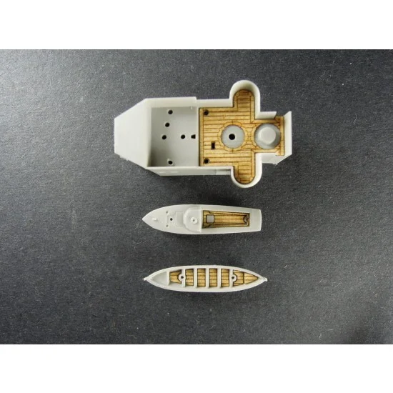 Artwox 10094 1/350 HMS Eskimo Destroyer Wooden Deck for Trumpeter 05331 kit - Model Ships & Boats