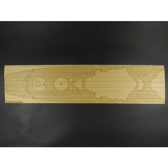 Artwox 10097 1/350 Japanese Battleship Musashi(Ver.2013) Wooden Deck for Tamiya 78031 kit - Model Ships & Boats