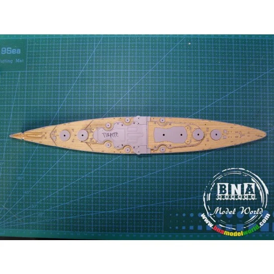 Artwox 20008 1/700 DKM Tirpitz Wooden Deck for Trumpeter05712 - Model Ships & Boats