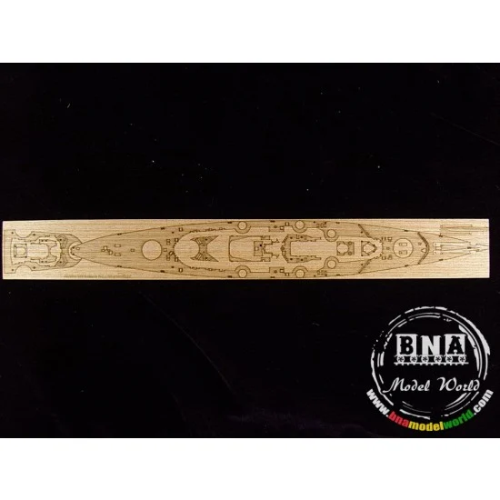 Artwox 20046 1/700 DKM Bismarck 26-27 May 1941 Wooden Deck for Dragon kit #7125