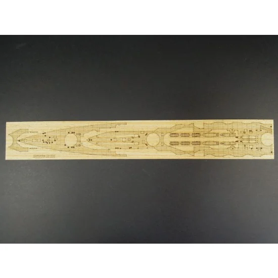 Artwox 20126 1/700 Japanese Battleship Hiei Wooden Deck set for Hasegawa 110 kit - Model Ships & Boats