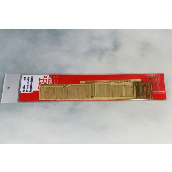 Artwox 20155 1/700 US Aircraft Carrier WASP Wooden Deck Set with Photoetch for Aoshima kit #010303 - Model Ships & Boats