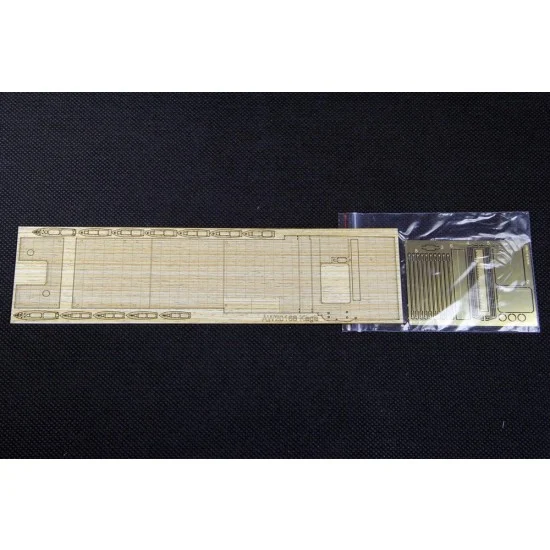 Artwox 20168 1/700 Imperial Japanese Naval Aircraft Carrier Kaga Wooden Deck Set w/PE for Fujimi 430300 - Model Ships & Boats