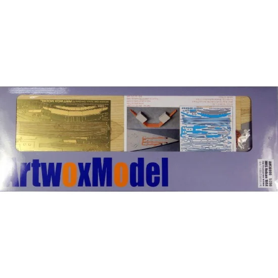 Artwox 30006 1/200 HMS Nelson 1944 Wooden Deck Set for Trumpeter kit #03708 - Model Ships & Boats