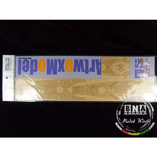 Artwox 50011 1/450 USS Missouri Wooden Deck for Hasegawa kit #40114 - Model Ships & Boats