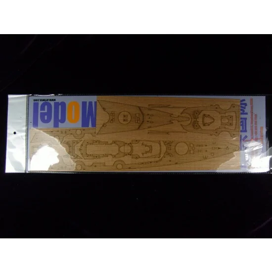 Artwox 50013 1/400 DKM Tirpitz Wooden Deck for Heller kit #81079 - Model Ships & Boats