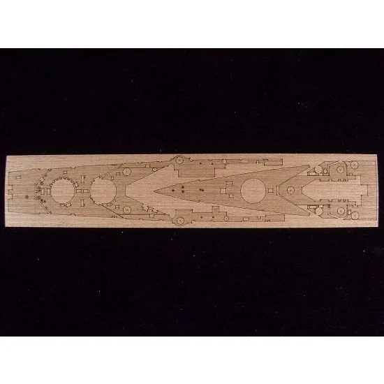 Artwox 50026 1/600 HMS Repulse Wooden Deck for Airfix kit #A06206 - Model Ships & Boats