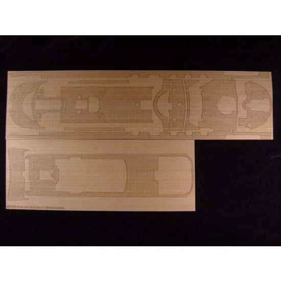 Artwox 50028 1/400 Ocean Liner Queen Mary 2 Wooden Deck for Revell kit #05223 - Model Ships & Boats