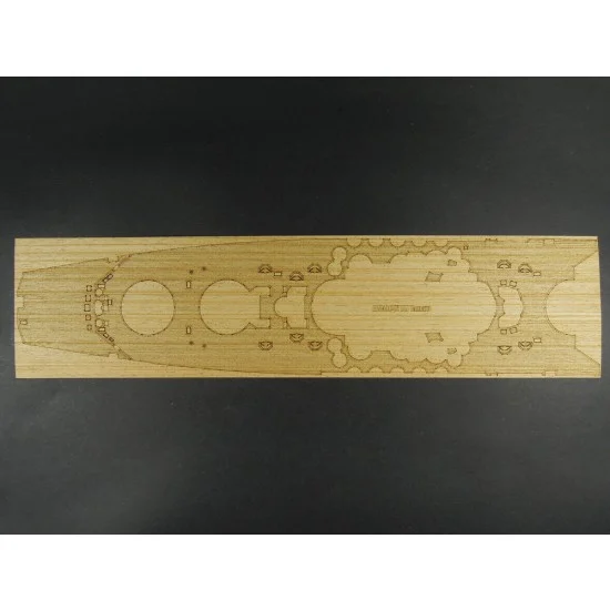 Artwox 50047 1/450 IJN Battleship Yamato Wooden Deck for Hasegawa 40151 kit - Model Ships & Boats
