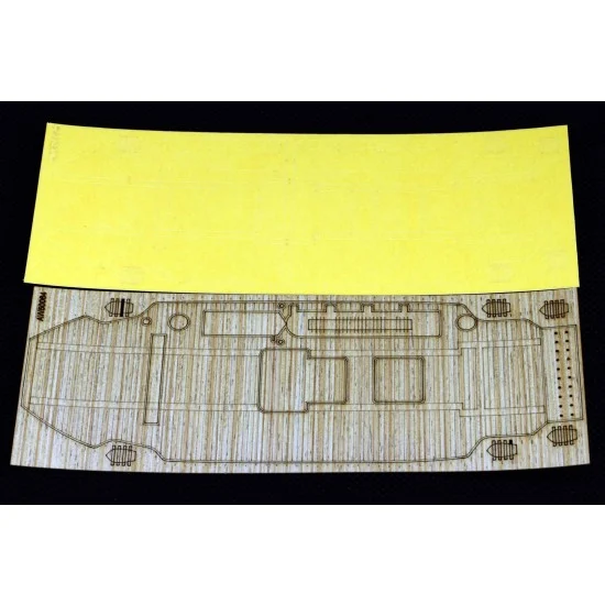 Artwox 50064 Warship Builder Lexington Egg Ship Wooden Deck for Meng Model - Model Ships & Boats