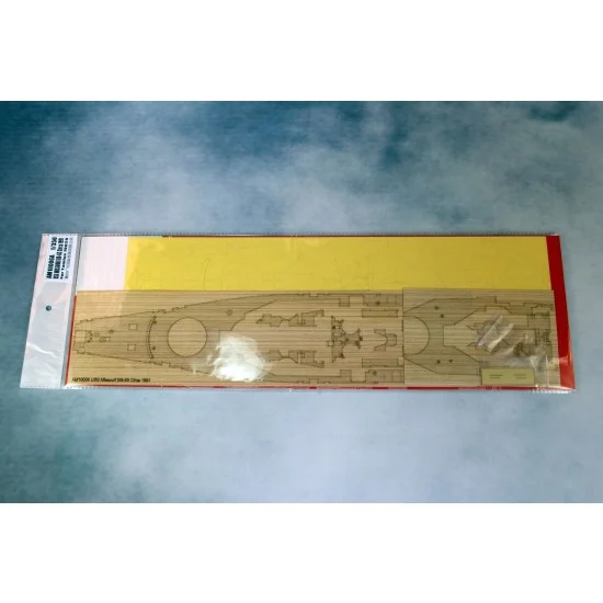 Artwox AM10006A 1/350 USS Missouri BB-63 Circa 1991 Wooden Deck w/Masking Sheet & PE for Tamiya 78029
