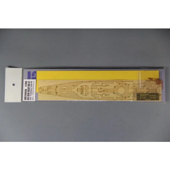 Artwox AM20004A 1/700 USS New Jersey BB-62 Wooden Deck w/Masking Sheet & Photoetch for Tamiya #31614